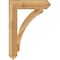Ekena Millwork Thorton Arts & Crafts Rough Sawn Bracket, Western Red Cedar, 6"W x 30"D x 42"H BKT06X30X42THR03RWR - alternate 3